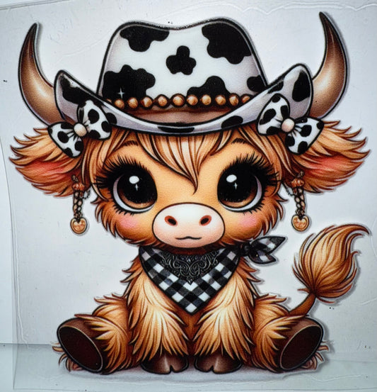 44 - cow with cowboy hat